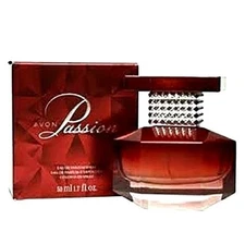 Avon Passion Eau De Parfum Spray 50ml / 1.7 Fl Oz Red Glass Bottle For Women Fra