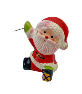 Vintage Inarco Candle Climber Santa Japan Christmas Retro Holiday Red MCM