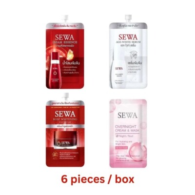 SEWA Sewa Red Ginseng Insam Essence / Day cream/ Serum in sachets, box of 6 sach
