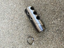 .308 Stainless Steel Competition Muzzle Brake Compensator Comp 5/8x24 TPI Washer