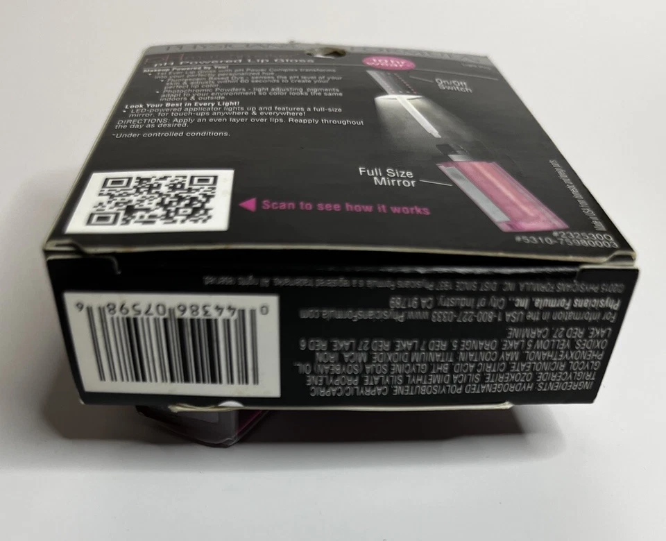 2X TWO PHYSICIANS FORMULA LIGHT PINK 7598 PH MATCHMAKER PH POWERED LIP GLOSS - Image 3 of 3