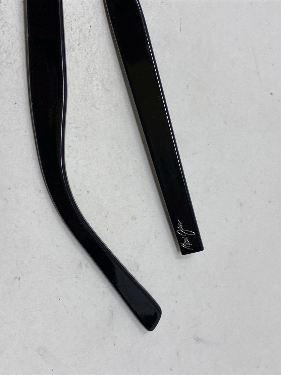 MAUI JIM CRUZEM MJ 864-02 GLOSSY BLACK TEMPLE ARM PARTS H692 image 2