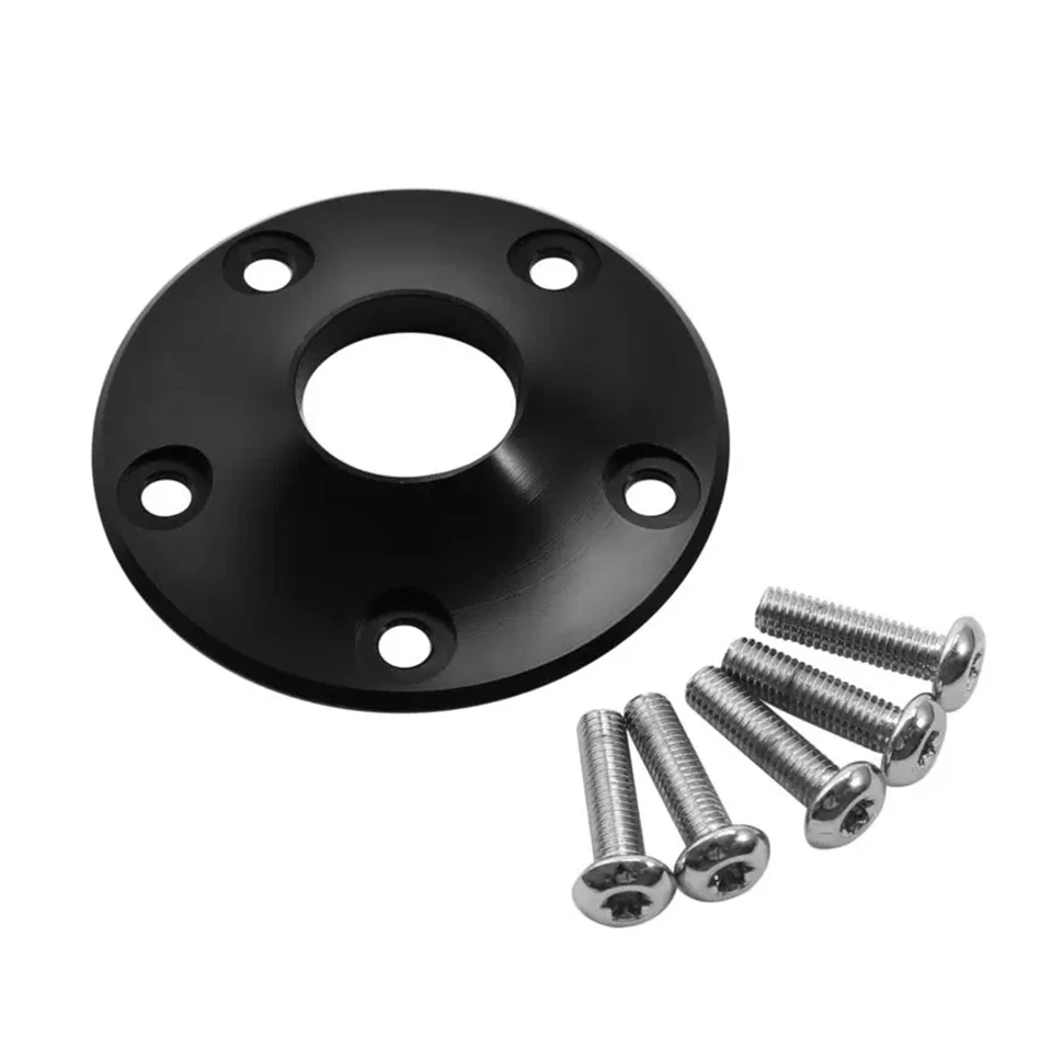 Motorcycle Dual Disc Front Wheel Hub Cap Cover Harley Touring Electra Glide 08+ - Imagem 2 de 3