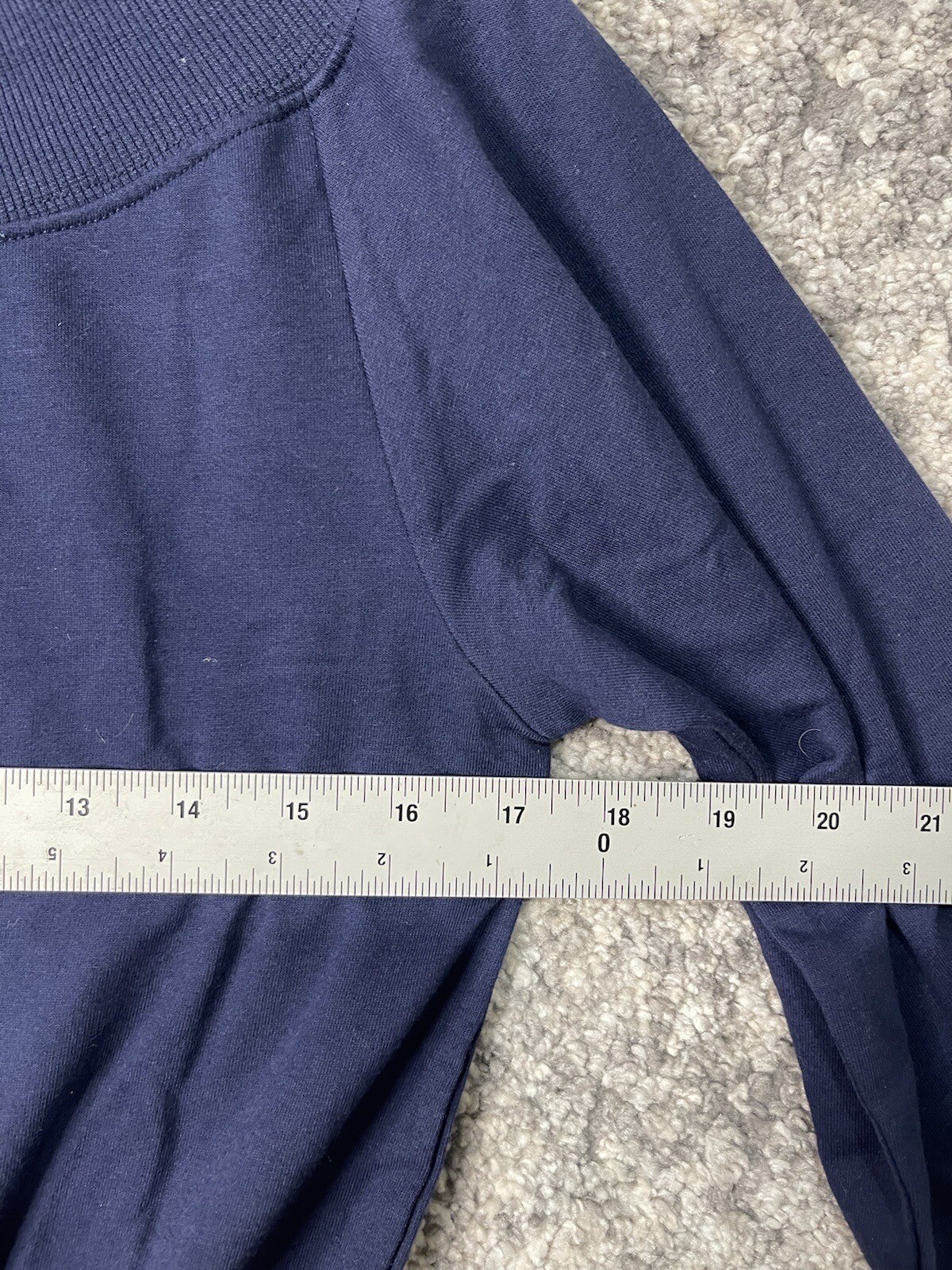 Michael Kors Off the Shoulder Jumpsuit Romper Jumper Navy Blue Size XS thumbnail 7