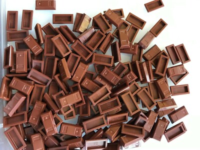 LEGO PARTS-NEW-#99563-REDDISH BROWN-UTENSIL/INGOT/BAR-25 PIECES
