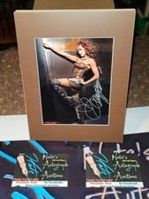 Christy Hemme WWE Diva authentic hand signed autographed 8x10 In 11x14 Matte