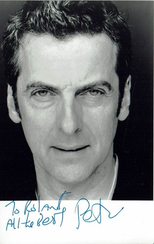 Peter Capaldi handsigniertes Foto 5 x 3 inch