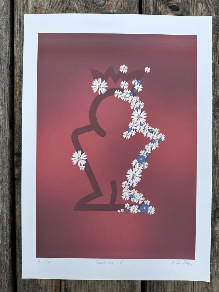 ORIGINAL FRANCIS TUCKER - Balance III-Edition 20 - No. 2/20 - 2024 handsigniert - Bild 2 von 4