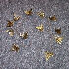 New ListingVintage Homco Home Interior Metal Gold Leaves Decor Wall Hanging Set Of 2