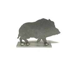 AR500 Hog Boar Pig Silhouette Animal Steel Knock-Over Target 12”X 8”X 3/8”