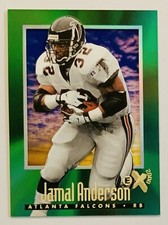 Jamal Anderson 1997 Skybox E-X 2000 Football ROOKIE Card # 2 Atlanta Falcons ?. rookie card picture