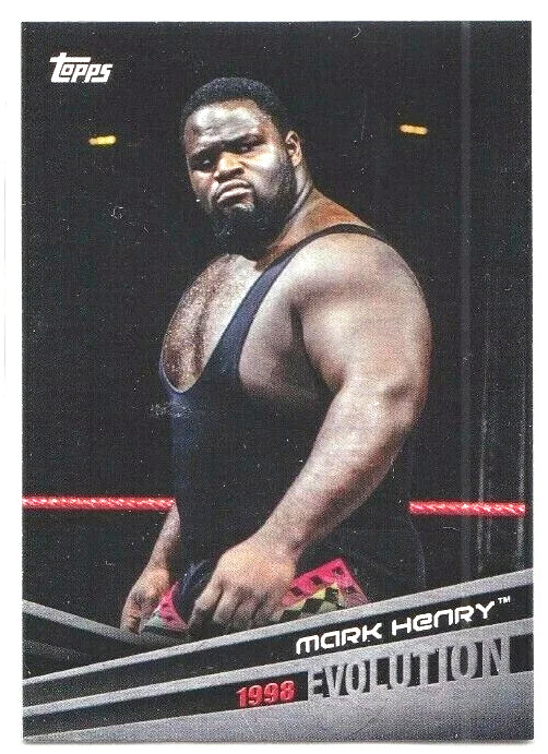 Mark Henry 2018 Topps WWE Wrestling Evolution #E-33