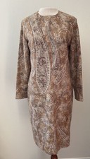 linda allard ellen tracy sz 10 wool blend lined pencil dress knee length m work
