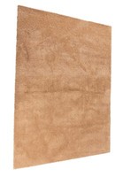 Teppich Kurzflor Wohnzimmer Webteppich Polyester Goldfarben Einfarbig 80X150 Cm