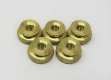 5 brass M4-7 thread 7/16 OD Autolite Spark Plug Thumb Nuts Gas Model Engine #004