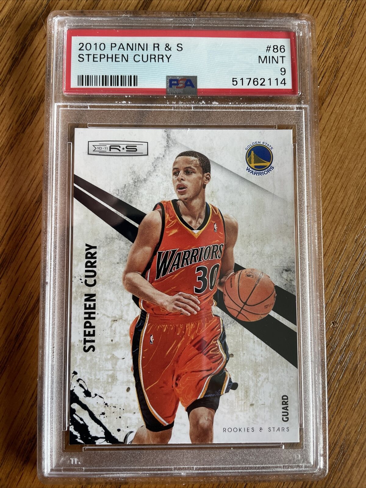 Stephen Curry 2009-10 Panini Basketball Autograph Rookie Card #307 BAS