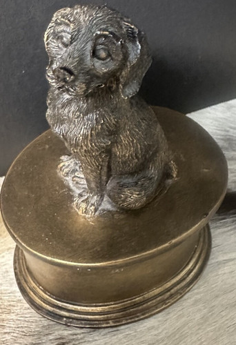 Perfect Memorials Bronze Colored Dog Cremation Urn or any other home decoration