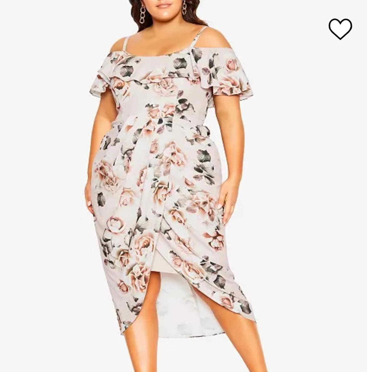 City chic sales cold shoulder dress