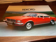 1974 Opel Rekord  14-page Sales Catalog
