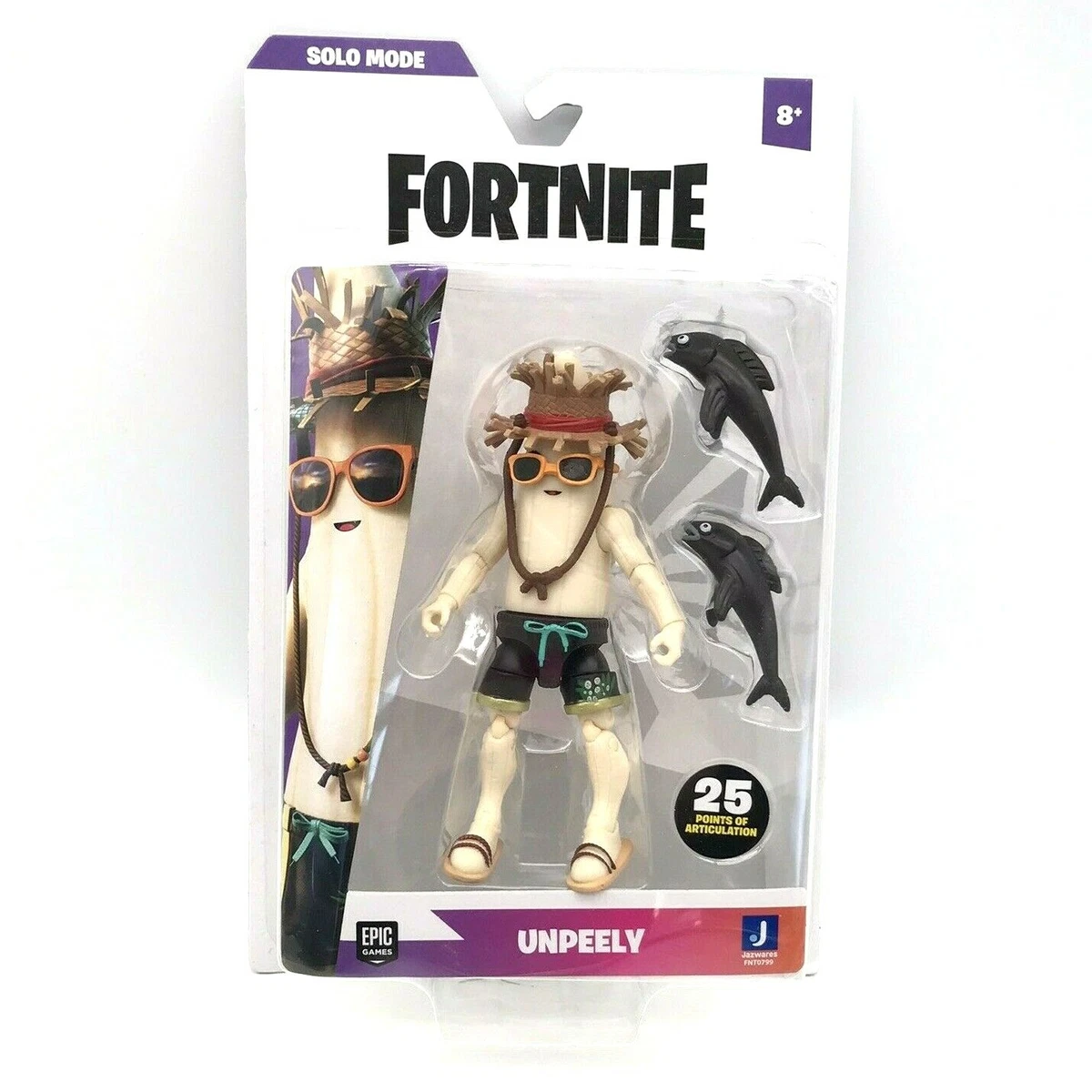 Fortnite UNPEELY Solo Mode Epic Games 3.75 inch Action Figure Toy NIB IN HAND