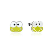 Sanrio Keroppi Enamel Stud Earrings