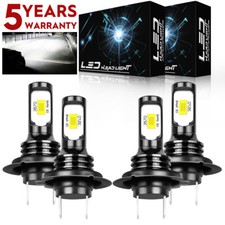 For Mercedes-Benz C250 C300 C350 - 4PC Combo Headlight High  Low Beam LED Bulbs