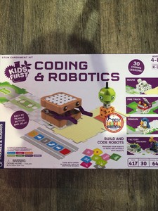 thames & kosmos kids first coding & robotics science experiment kit