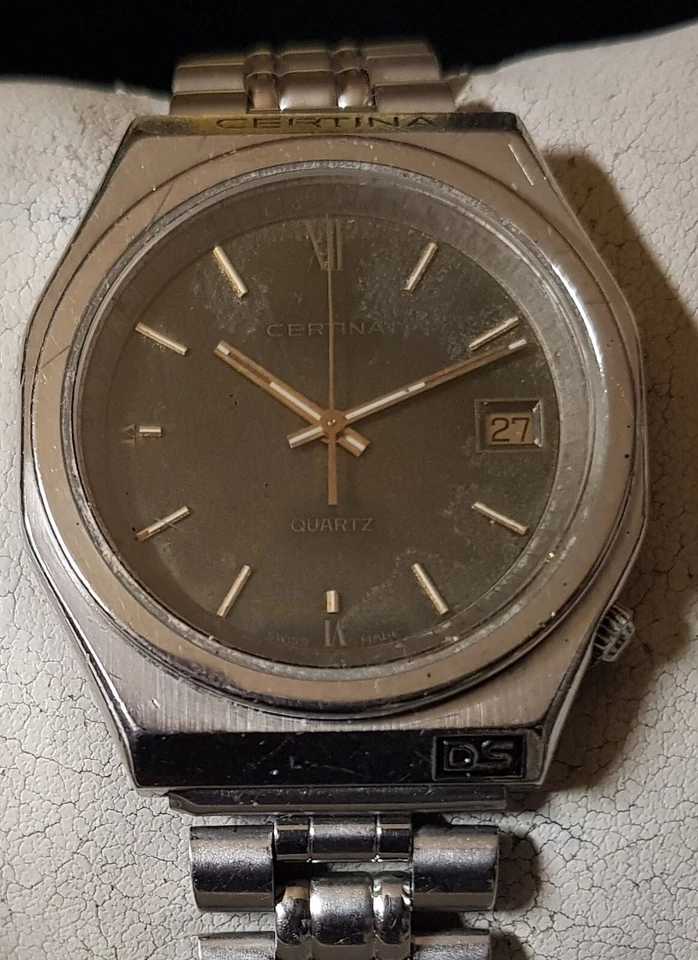 Quartz Armbanduhr Certina DS-4 in Edelstahl - Cal. 186-1 – mit Datum - Bild 1 von 4