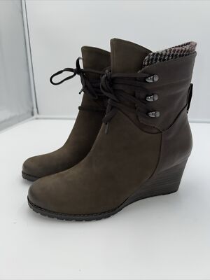 Rockport Cobb Hill Lucinda Lace Ankle Boots, Leather, Women's 8.5 M