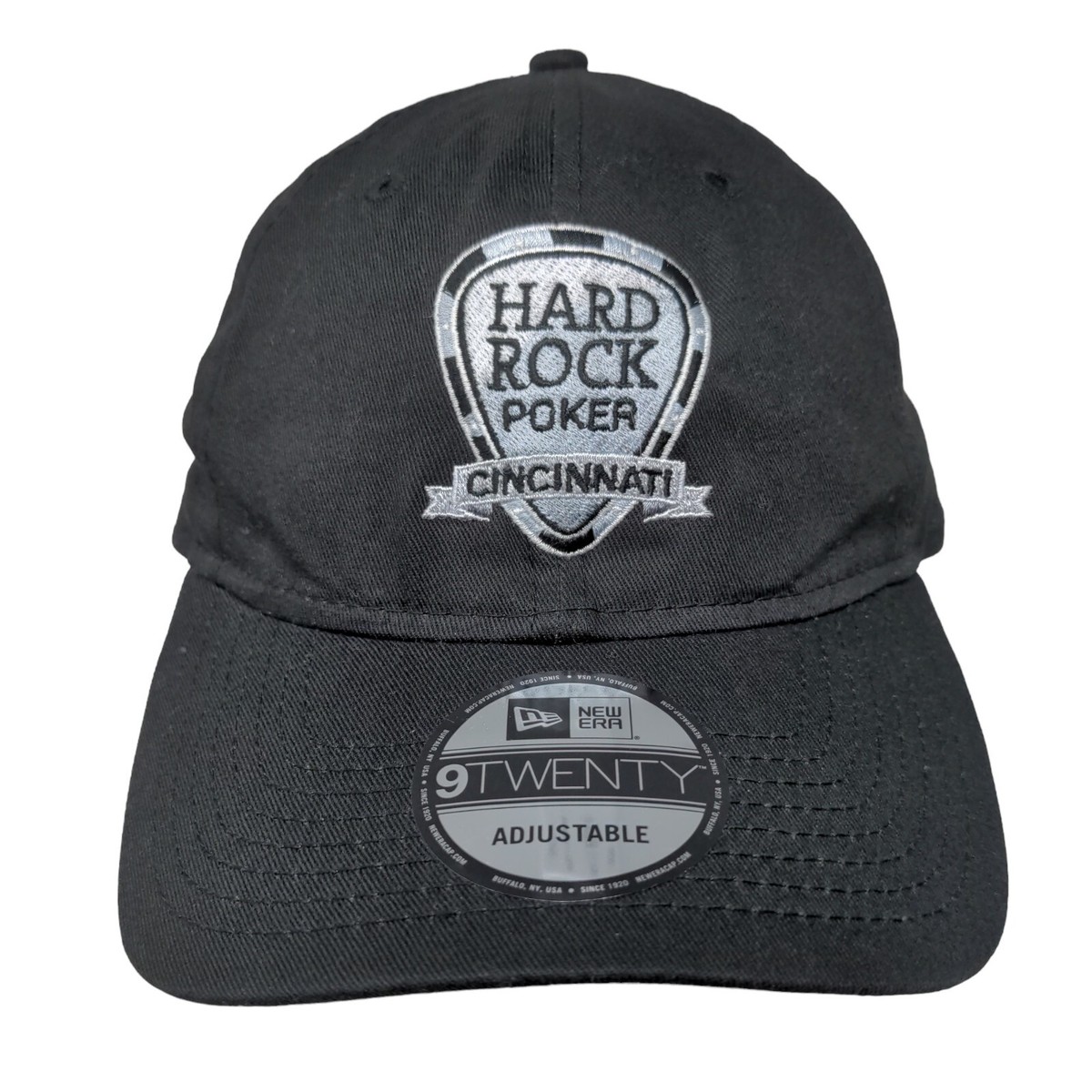 Hard Rock Poker Slideback Hat Black OSFM Adjustable  display picture 1