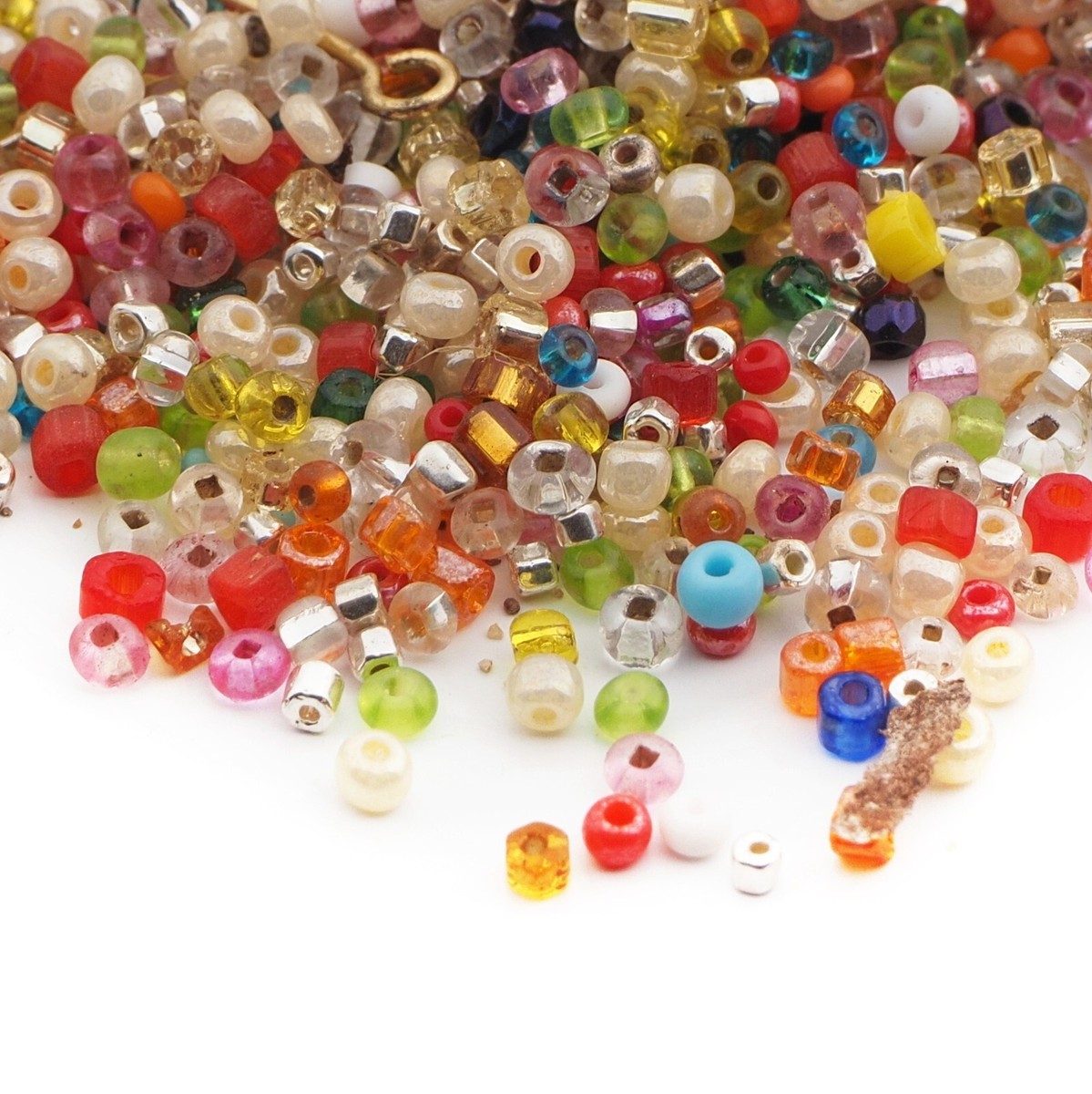 Lot (1400) vintage Czech mixed glass seed beads | eBay