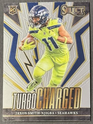 JJJ サイン付き CDセット 2023 Select Football Jaxon Smith-Njigba Rookie Turbo Charged #TUR