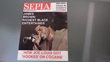 1972 SEPIA Magazine Black History African American Lifestyle * JAMES BROWN Cover