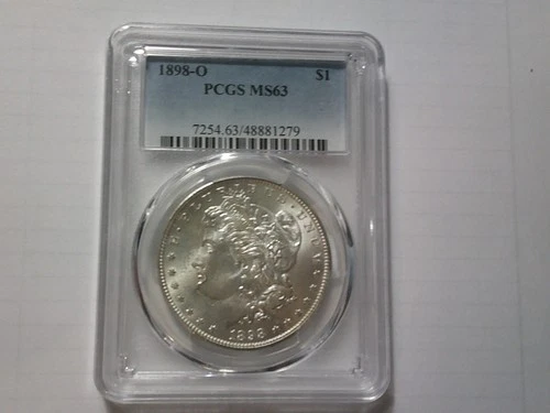 New Listing1898-O  Morgan Dollar  PCGS  MS_63  ***BLAZING***