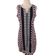 Charter Club Casual Graphic Print Shirt Dress Size Small