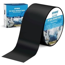 Butyl Sealant Tape, 4 Inch x 50 Foot RV Roof Tape Black, Waterproof Tape UV  We