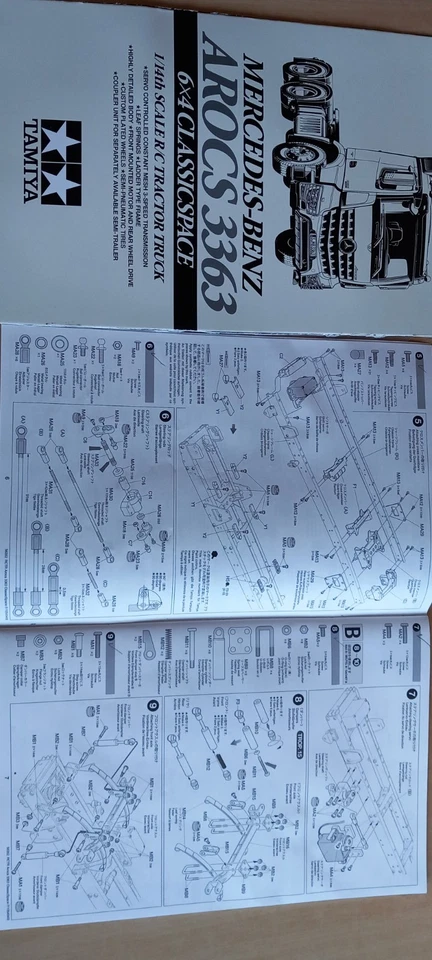 Tamiya Arocs 3363  in Light  gun Metal Bausatz - Bild 4 von 4