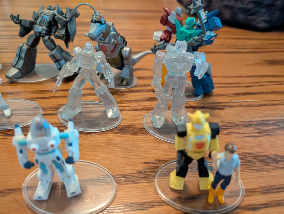 Transformers SCF Takara PVC Lot: Clear, Pewter, Painted, Metallic - Image 2 of 3