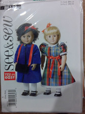 Butterick See Sew B6122 18" Doll Clothes Pattern UNCUT