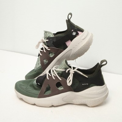 Nike Huarache Type Mens 13 Sneakers Galactic Jade Black N.354 Olive Green