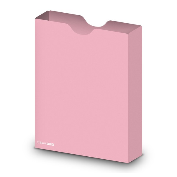 Itenga Heftbox A4 Hochformat Aus Pp Kunststoff Stabile Schulheftbox Rosa MäDchen-image