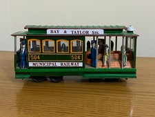Powell  Mason Bay  Taylor Street Car Vintage Tin Friction Toy OA-62