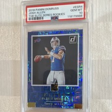 2018 Panini Donruss Elite Series Rookies Josh Allen #ESR-4 Rookie PSA 10 Bills