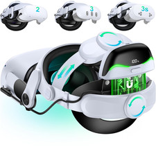 for Meta Quest 3/3s Head Strap with Battery - Magnetic  Extended 3H  Digital D