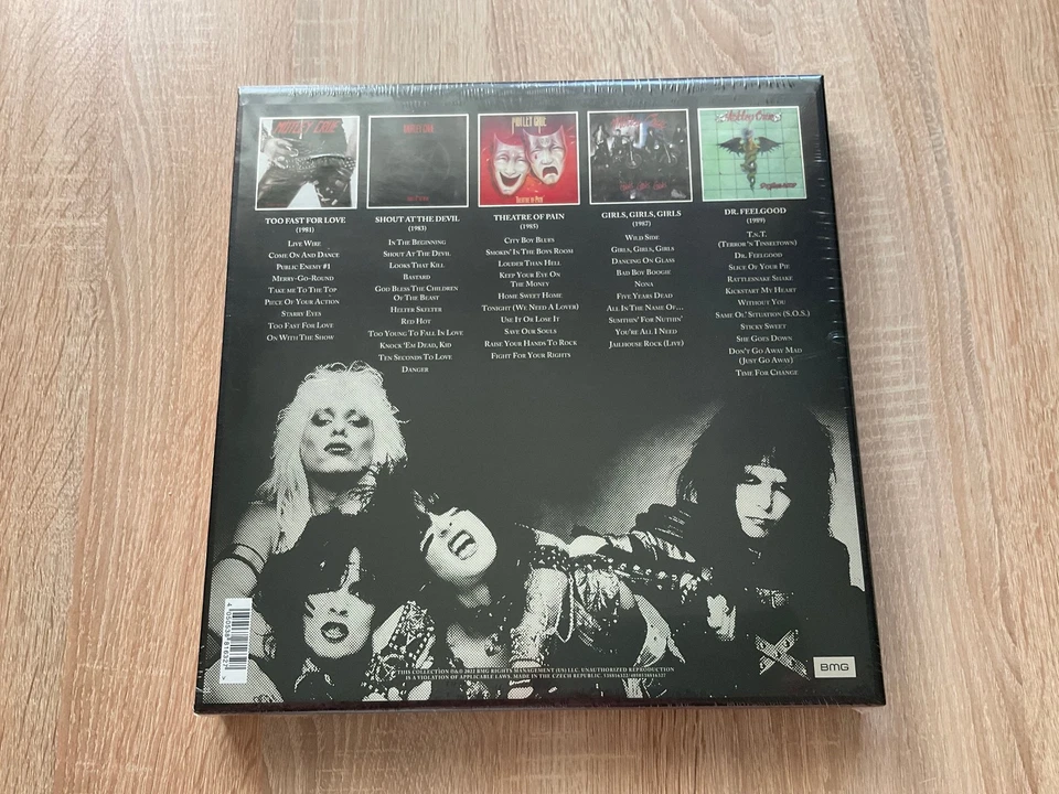 Mötley Crüe - Crücial Crüe - The Studio Albums 1981-1989 Vinyl Boxset NEU Sealed - Bild 2 von 2