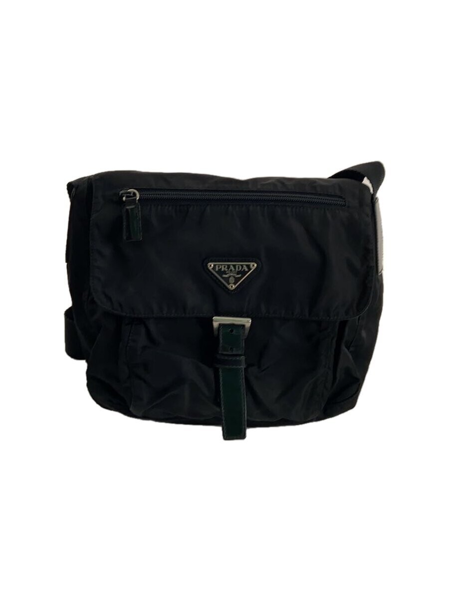 Prada Nylon Black BT8994 Bottom Shoulder Bag  