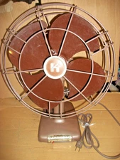 Vintage 1956 Sears Kenmore 3-Speed Oscillating Fan Model No. 336.80902 HEAVY