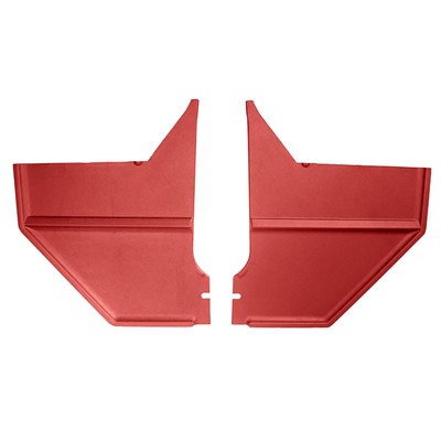 Kick Panel Red Pair Coupe/Fastback Mustang 1967-1968