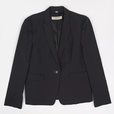 Burberry London Viscose Wool Blazer Black Jacket