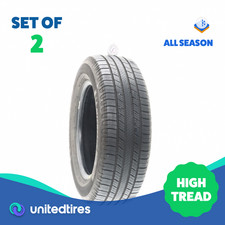 Set Of 2 Used 21565r16 Michelin Defender 2 98h - 8.532
